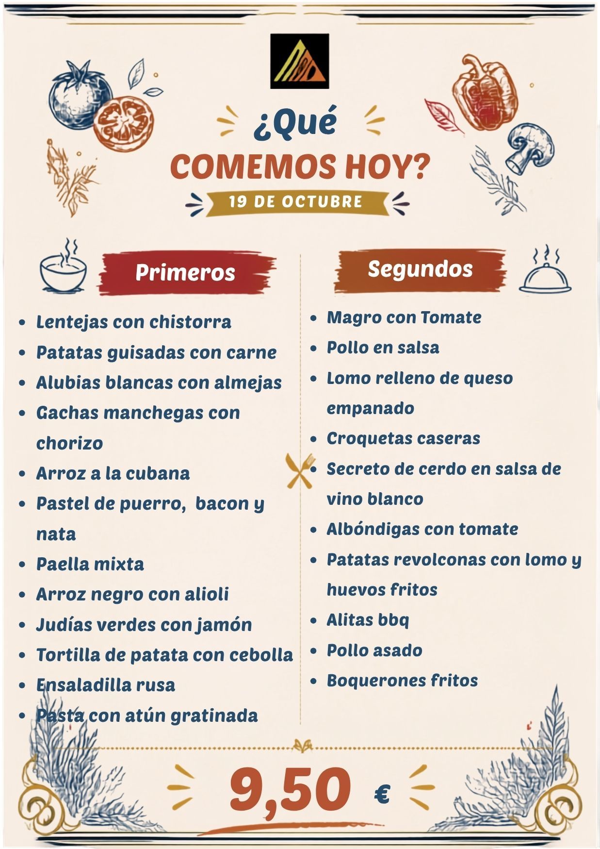 que comemos hoy tarancón-menú de hoy